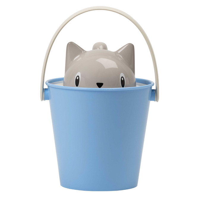United Pets Cat-Crick ведро для сухого корма, для кошек, 7,5 л, светло-синее