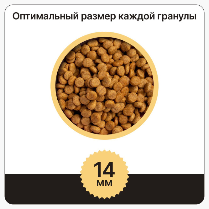 Дворянин сухой корм для взрослых собак мелких пород с телятиной и индейкой - 2,5 кг