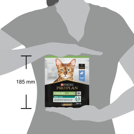 Pro Plan Cat Adult Sterilised сухой корм для стерилизованных кошек с кроликом - 200 г