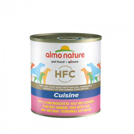 Almo Nature HFC Natural Veal with Ham консервы для собак с телятиной и ветчиной в собственном бульоне - 290 г х 12 шт