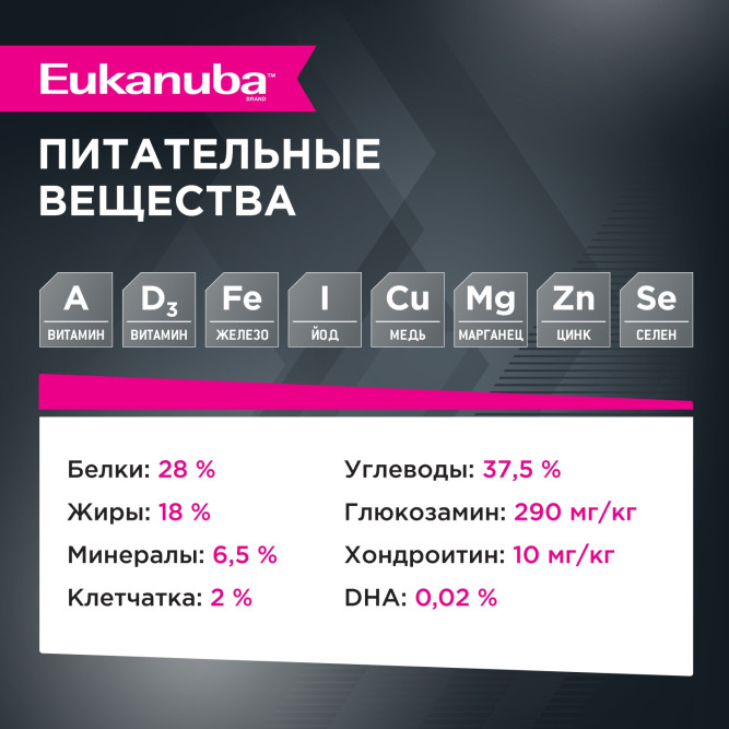 Eukanuba Adult Small Breed 1+ Years сухой корм взрослых собак мелких пород - 3 кг