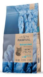Rawival North Sea’s Finest сухой корм для взрослых кошек с лососем и сельдью - 1,7 кг