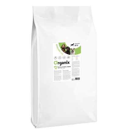 Organix Breeder сухой корм для взрослых собак, с лососем, ягненком и курицей - 20 кг