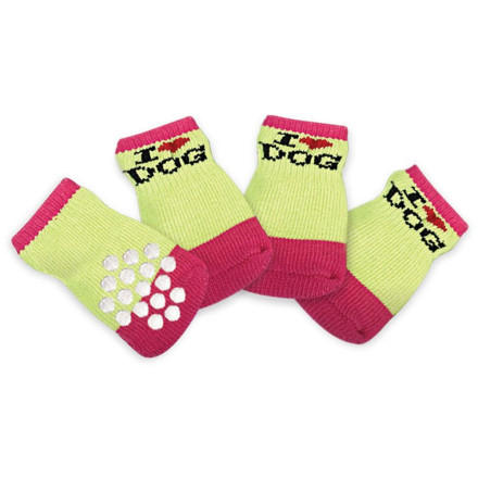 Triol S003 XL носки для собак, цвета в ассортименте, 140х50х1 мм, 4 штуки