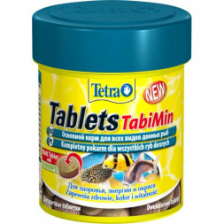 Tetra TabletsTabiMin корм для всех видов донных рыб 120 таб - 36 г