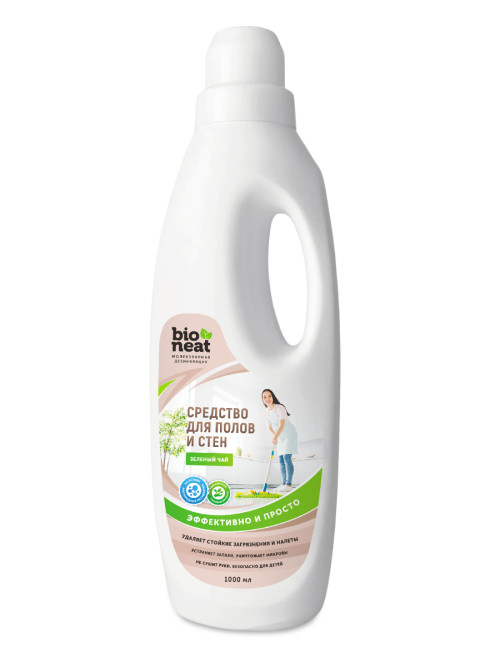 Bioneat средство для пола и стен "Зеленый чай" - 1 л