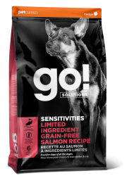 Go! Sensitivities GF Limited Ingredient DF (24/12) сухой беззерновой корм для щенков и взрослых собак с чувствительным пищеварением с лососем - 9,98 кг