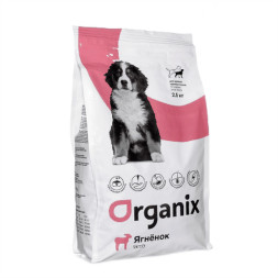 Organix сухой корм для щенков крупных пород с ягненком - 2,5 кг