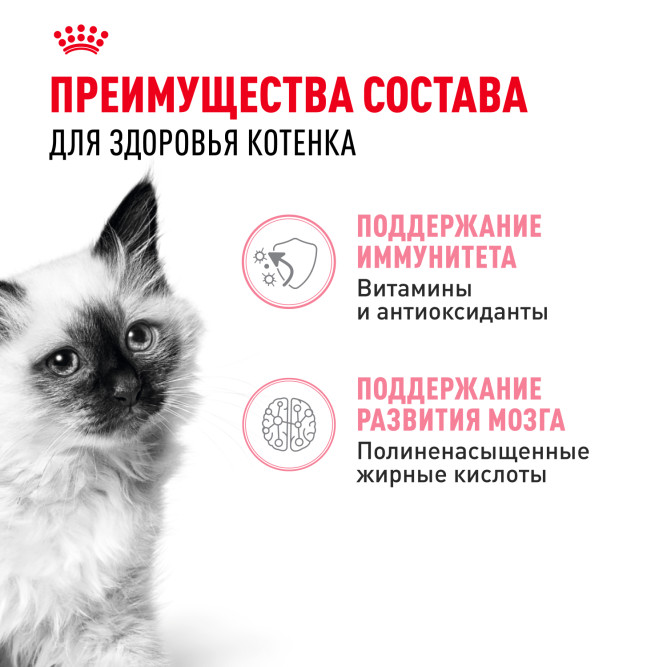 Royal Canin Kitten влажный корм котят до 12 месяцев кусочки в соусе, в паучах - 85 г х 28 шт