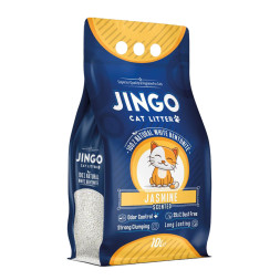 Jingo наполнитель для кошачьего туалета, с ароматом жасмина - 10 л (8,7 кг)