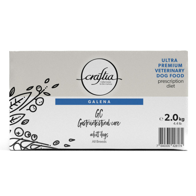 Craftia Galena Dog Gastrointestinal Care сухой диетический корм для взрослых собак при заболеваниях ЖКТ - 2 кг