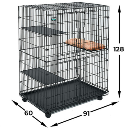 MidWest клетка для кошек Cat Playpens 89,5х59х120,6h см