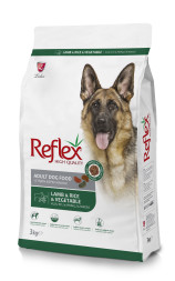 Reflex Adult Dog Food Lamb &amp; Rice &amp; Vegetable сухой корм для собак, с ягненком, рисом и овощами - 3 кг