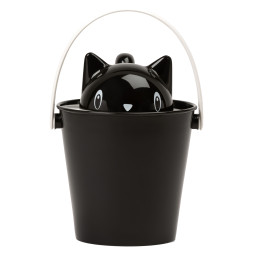 United Pets Cat-Crick ведро для сухого корма, для кошек, 7,5 л, черное
