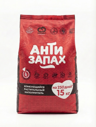 Питомец наполнитель растительный Антизапах - 15 кг