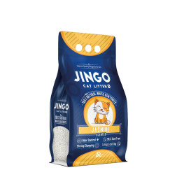 Jingo наполнитель для кошачьего туалета, с ароматом жасмина - 5 л (4,35 кг)