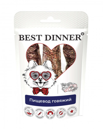 Best Dinner Freeze Dry лакомство для собак Пищевод говяжий - 32 г