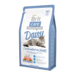 Гипоаллергенный корм Brit Care Daisy для кошек с избыточным весом с индейкой и рисом