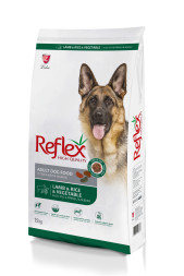 Reflex Adult Dog Food Lamb &amp; Rice &amp; Vegetable сухой корм для собак, с ягненком, рисом и овощами - 15 кг