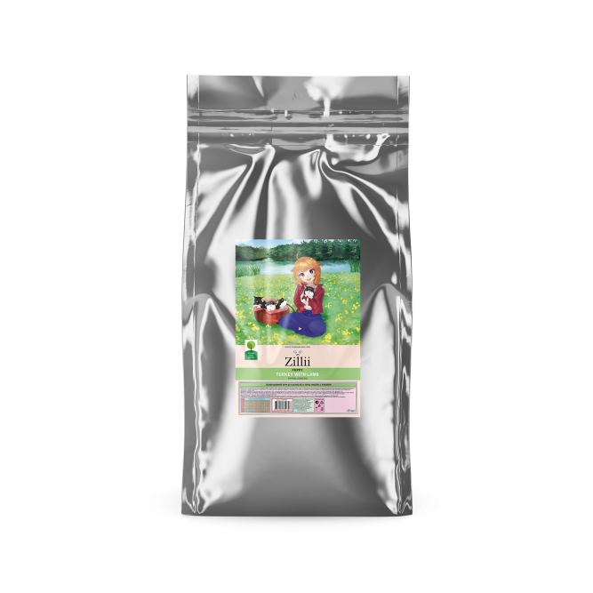 Zillii Puppy сухой корм для щенков с индейкой и ягненком - 15 кг