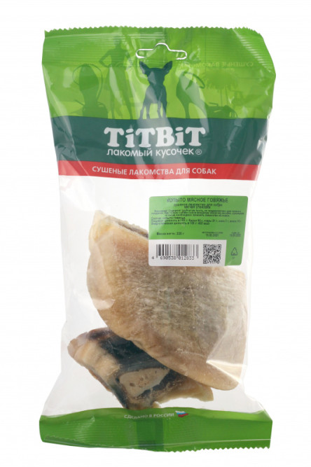 TiTBiTлакомство для собак копыто мясное говяжье - 220 г