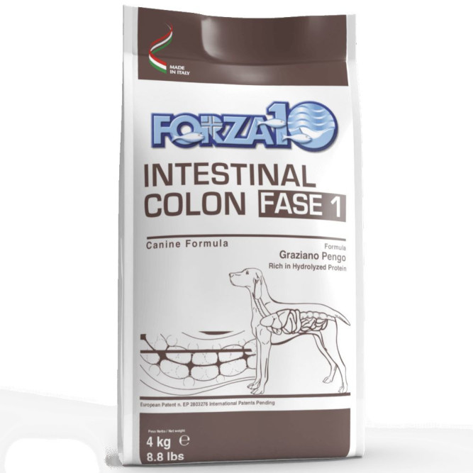 Forza10 Active Intestinal Colon Fase 1 сухой корм для взрослых собак с хроническими колитами с рыбой - 10 кг