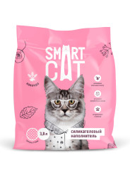 Smart Cat Силикагелевый впитывающий наполнитель для кошачьего туалета с ароматом лаванды - 1,6 кг