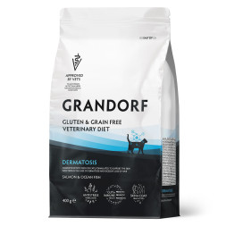 Grandorf Veterinary Diet Cat Dermatosis сухой диетический корм для кошек с заболеваниями кожи - 400 г