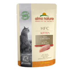 Almo Nature HFC Complete Kitten Chicken паучи для котят - 55 г х 24 шт