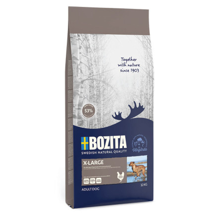 Bozita X-Large сухой корм для собак крупных пород с нормальным уровнем активности с курицей - 12 кг
