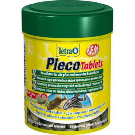 Tetra PlecoTablets корм для сомов и донных рыб со спирулиной 275 таб-85 гр