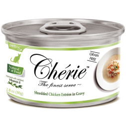 Pettric Cherie влажный корм для кошек с курицей и овощами в подливе - 80 г