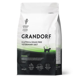 Grandorf Veterinary Diet Cat Renal сухой диетический корм для кошек для поддержки функции почек при ХБН - 400 г