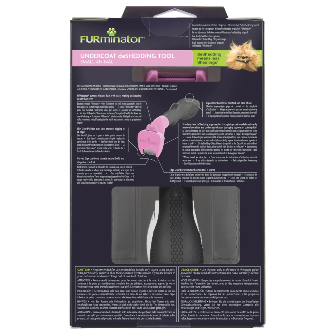 FURminator фурминатор для мелких животных против линьки