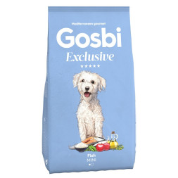 Gosbi Exclusive сухой корм для взрослых собак мелких пород с рыбой - 2 кг