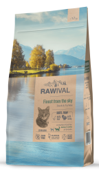 Rawival Finest from the Sky сухой корм для взрослых стерилизованных кошек с уткой и индейкой - 5 кг