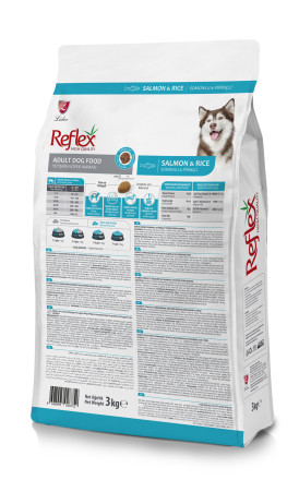 Reflex Adult Dog Food Salmon &amp; Rice сухой корм для собак, с лососем и рисом - 3 кг