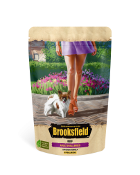 Brooksfield Low Grain Adult Dog Small Breed сухой корм для взрослых собак мелких пород, с говядиной и рисом - 700 г