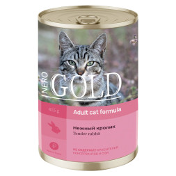 Nero Gold консервы для кошек с кроликом - 415 г х 12 шт