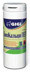 Gigi БиокальциПЕТ добавка для роста и развития костей для собак и кошек - 220 таблеток