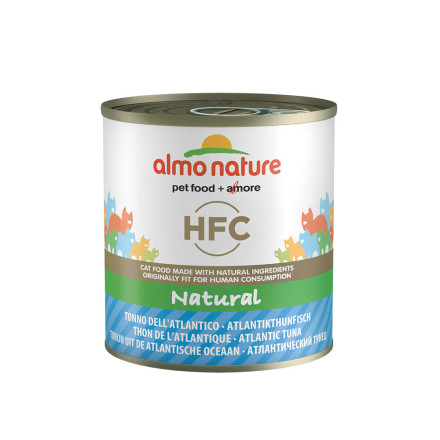 Almo Nature HFC Natural Atlantic Tuna консервы для взрослых кошек с атлантическим тунцом - 280 г х 12 шт