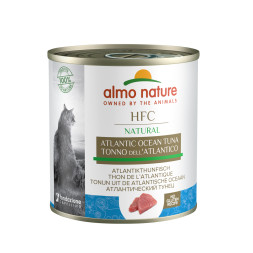Almo Nature HFC Natural Atlantic Tuna консервы для взрослых кошек с атлантическим тунцом - 280 г х 12 шт