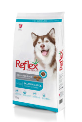 Reflex Adult Dog Food Salmon &amp; Rice сухой корм для собак, с лососем и рисом - 15 кг