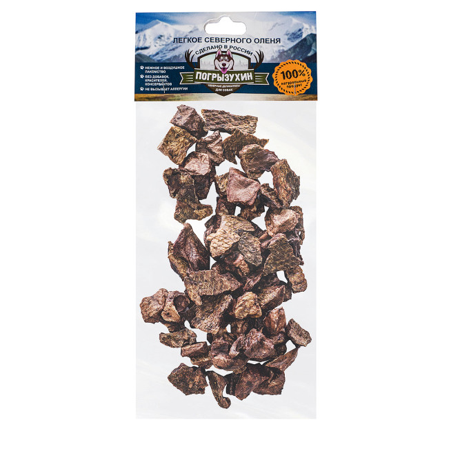 Лакомство Погрызухин для собак легкое северного оленя - 30 г