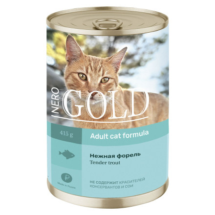 Nero Gold консервы для кошек с форелью - 415 г х 12 шт