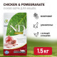 Farmina N&D Prime Cat Chicken & Pomegranate Adult сухой беззерновой корм для взрослых кошек с курицей и гранатом - 1,5 кг