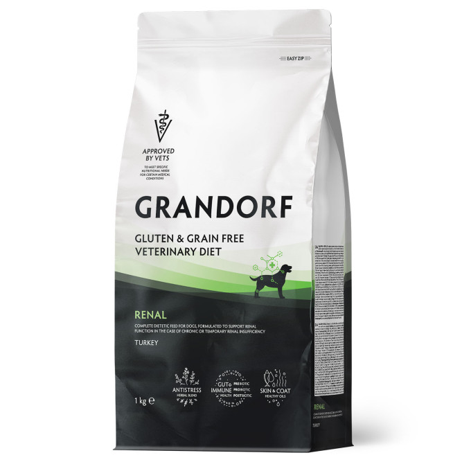 Grandorf Veterinary Diet Dog Renal сухой диетический корм для собак при хронической болезни почек - 1 кг