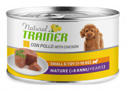 Trainer Natural Small &amp; Toy Senior влажный корм для пожилых собак мелких и миниатюрных пород с курицей - 150 г (24 шт в уп)