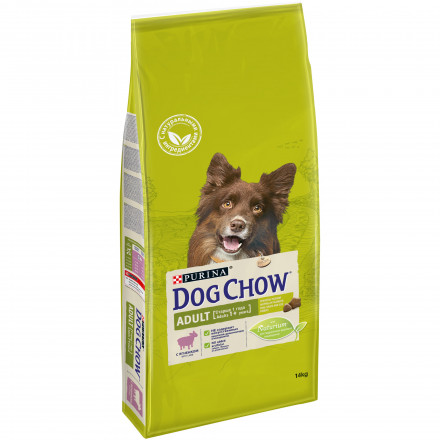 Сухой корм Purina Dog Chow Adult для взрослых собак старше 1 года с ягненком - 14 кг