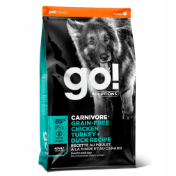 Go! Solutions Carnivore сухой беззерновой корм для взрослых собак с курицей, индейкой, уткой, форелью и лососем - 1,59 кг